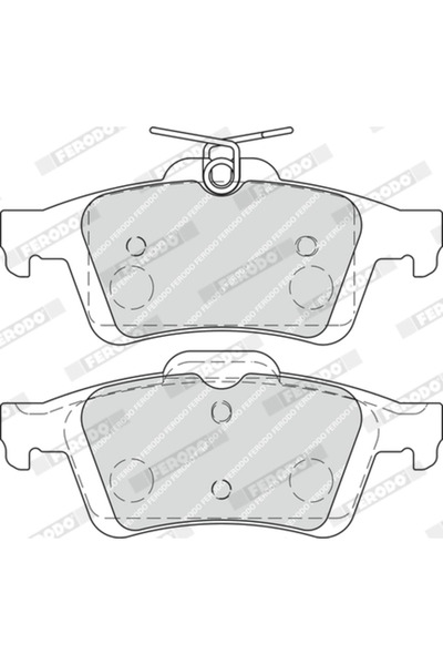 FERODO Set Placute Frana Frana Disc Cadillac Bls Ford C-Max 2/Focus 3/Grand C...