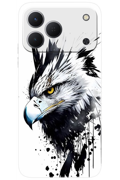 TECNO Spark 50 4G (KN4n) Uyumlu Kılıf Desen Baskılı Silikon Kartal Serisi STK...