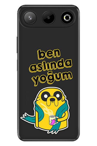 General Mobile Gm 26 5G (G905) Kılıf Trendy Silikon Baskılı Ben Aslında Yoğum