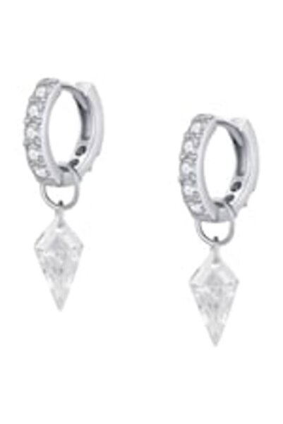 OEM Cercei cerc din zirconiu cu picaturi de cristal! Cristale clare, cercei c...