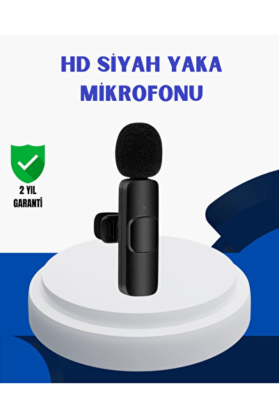 ARMÜZ Wireless Lavalier Microphone with Dual Microphones for iPhone 360 Degre...