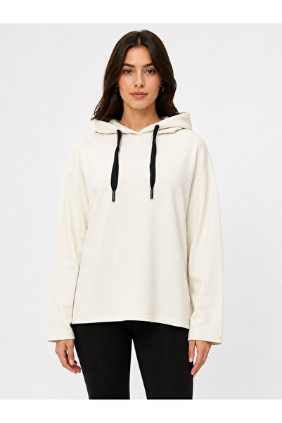 Neden Tekstil Women's Hooded Relaxed Fit Sweatshirt