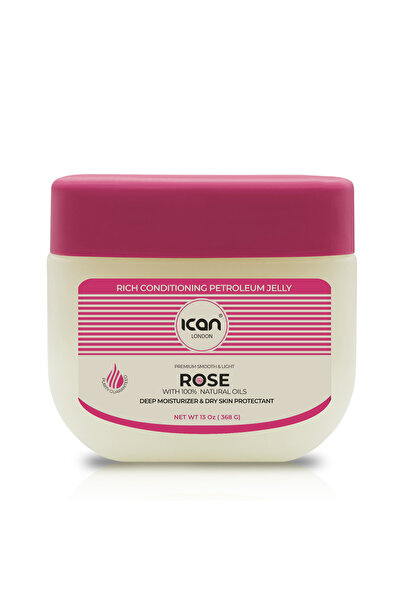 Ican London Rose 100% Pure Petroleum Jelly 368g – Deep Moisturising Skin Prot...