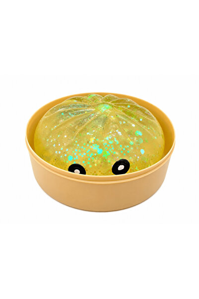 Baby Planet "Soft" Pie Shaped Squeezie Slimey Shiny Anti-Stress Ball for Kids...