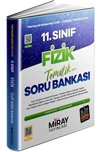 Miray Yayınları Miray 2027 11. Sınıf Fizik Konu Özetli Tematik Soru Bankası M...