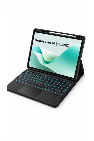 EHZ TEKNOLOJİ Honor Pad 10 12.1 İnç Uyumlu Manyetik Ayrılabilir Klavye | Touc...