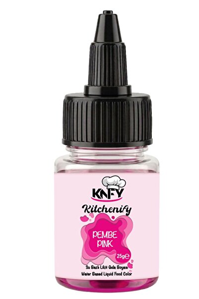 Kitchenify Su Bazlı Likit Gıda Boyası Pembe 25 g