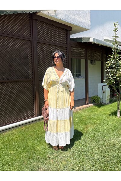 bussrabutik Beaded Layered Maxi Dress