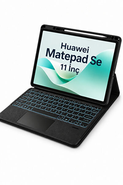 EHZ TEKNOLOJİ Huawei Matepad Se 11 İnç Uyumlu Manyetik Ayrılabilir Klavye | T...