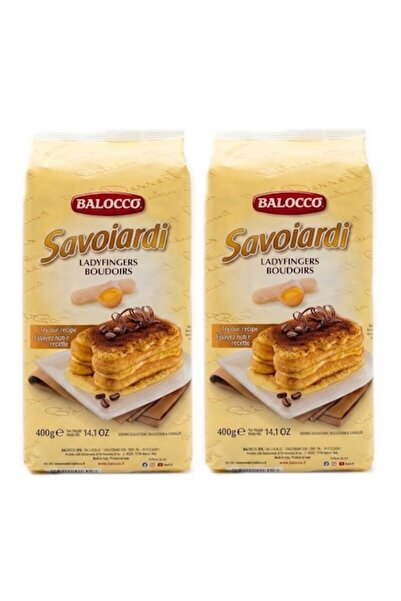 Balocco Set de 2 x Savoiardi italieni (batoane de ladyfingers), 2 x 400g