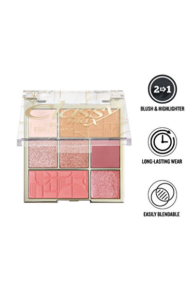 Forever52 Classy Max 2 Color Blush + 5 Color Eyeshadow Palette