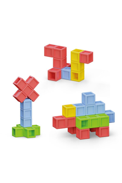 DEDE Yumuşak Bloklar Kübik 22 Parça / Soft Blocks Cubic 22 Pieces