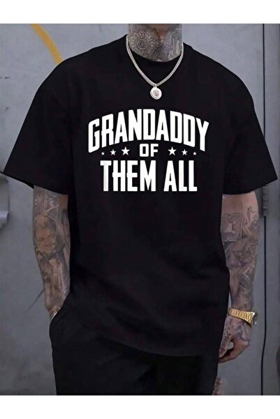 9TAY تي شيرت صيفي كلاسيكي للرجال والنساء من القطن 100%، تصميم Grandaddy Of Th...