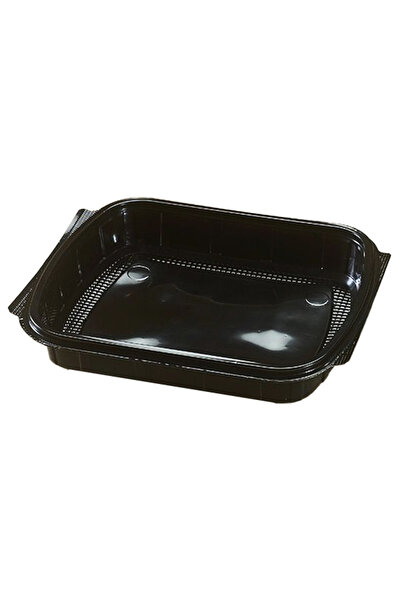 OEM ΣΚΕΥΟΣ ΦΑΓΗΤΟΥ ΜΑΥΡΟ ΜΕΡΙΔΑΣ (24x21x4cm) - (FT296-40) (50τεμ.) - (LUX PLAST)
