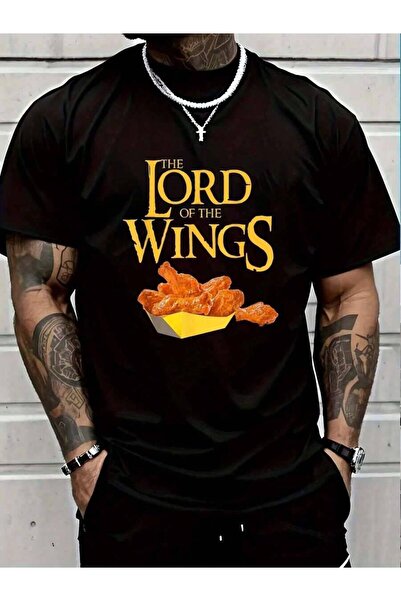 799 تي شيرت صيفي للرجال من القطن بنسبة 100%، تي شيرت أسود اللون من Lord Of Th...