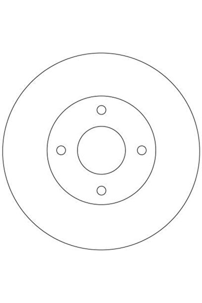 TRWELD DF4169/LUC Disc de șlefuit brut. NISSAN P. PRIMERA 96-