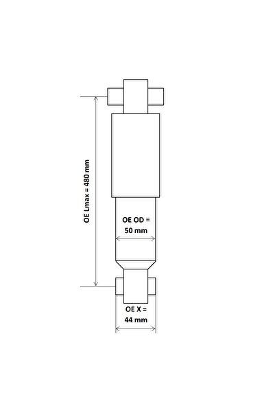 kybiss KYB3417517 AMORTIZOR IVECO T. DAILY 00-, 07-, 12-, 14- LE/PR