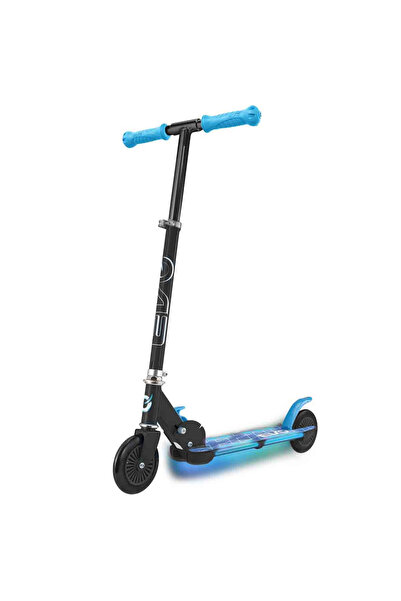 Feyza Oyuncak Evo 2 Tekerlekli Flash Işıklı Scooter | Katlanabilir, Mavi | Iş...