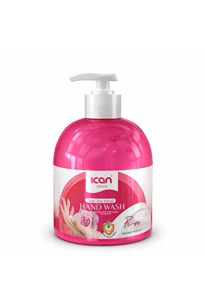 Ican London Rose Anti-Bacterial Hand Wash 500ml – Gentle Moisturising Hand So...