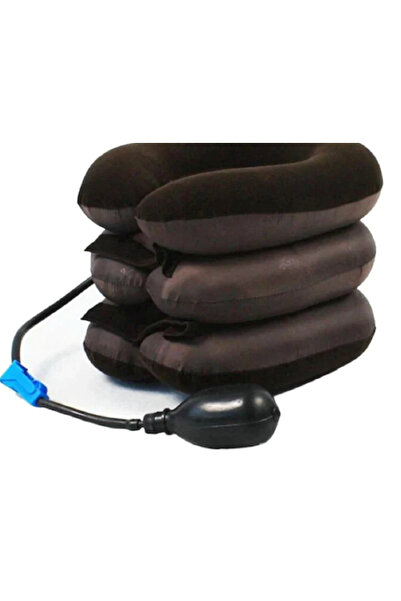 Promagg Guler cervical gonflabil cu 3 straturi, reglabil, pentru susținerea g...