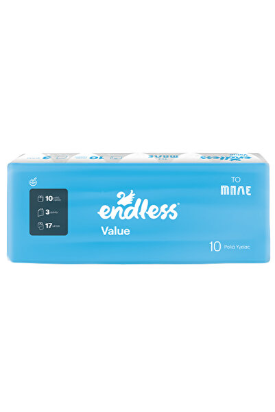 Endless ΧΑΡΤΙ ΥΓΕΙΑΣ VALUE 3ply - (85gr. x 10 ΡΟΛΛA)
