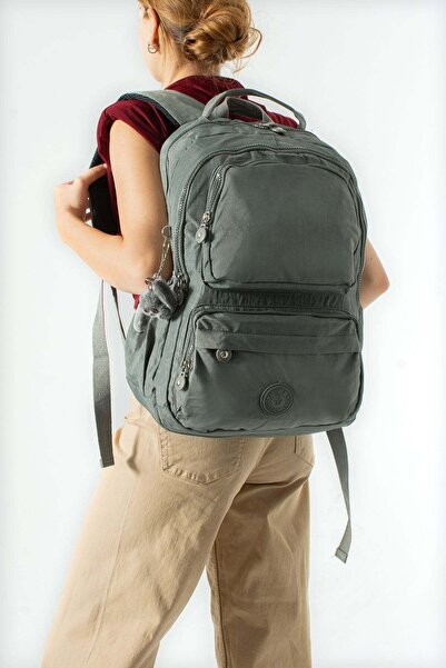 571 Collections Çanta Ultra Light Multi-Pocket Waterproof Backpack Unisex Gra...