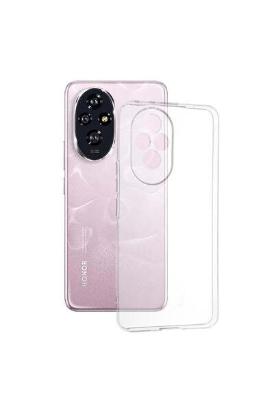 Techsuit Husă pentru Honor 200, din silicon transparent, transparentă - trans...