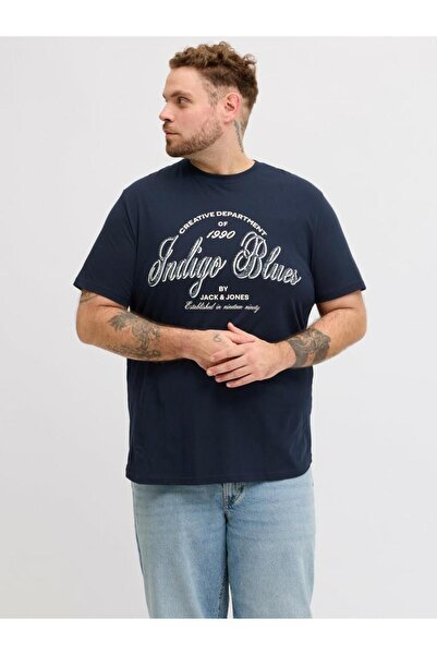 Jack & Jones Premium Джак Джоунс Денвър Графична мъжка тениска голям размер 1...