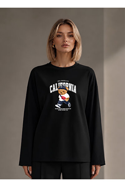 Grafftee Clothing Suerte Los Angeles California Printed Black Oversize Wide C...