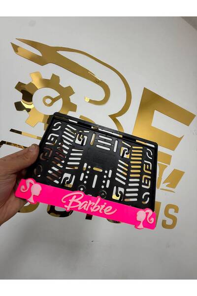 B&E Customs Lazer Barbie Motor Plakalığı Pleksi Plakalık