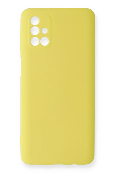 New Face Aconcept Galaxy M31S Case Nano Inside Velvet Silicone (32710) - Yellow