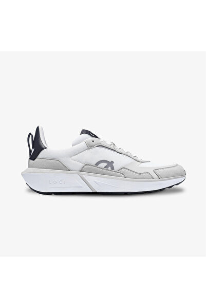 LOCI Flo Unisex White/Grey Sports Shoes