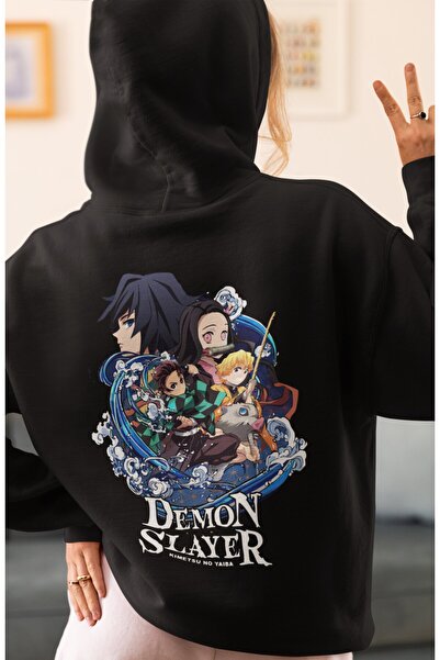 SEVBANO Personaje Demon Slayer Kimetsu No Yaiba Anime Imprimat pe spate Hanor...