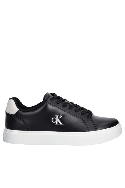 Calvin Klein Ανδρικά Δερμάτινα Sneakers Μαύρα YM0YM01435-0GM