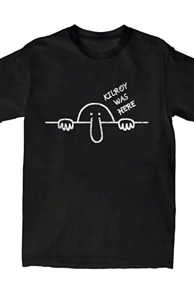 9TAY تي شيرت KILROY WAS HERE GRAFFITI ART.