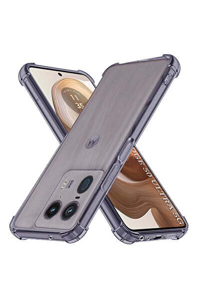 Techsuit Husă pentru Motorola Edge 50 Ultra, din silicon transparent, reziste...