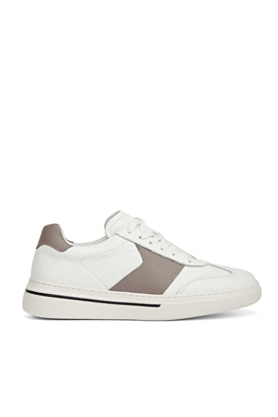 Tergan Beyaz Hakiki Deri Erkek Sneaker - E26I1AY57761-V2V