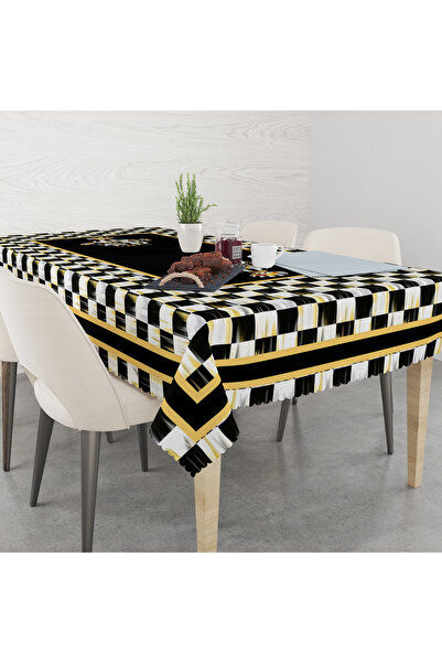 yok yok evim eve dair her şey Damali Kabak (Special Design) Patterned Linen E...