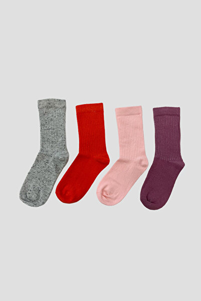 Defne Baby Girl's Premium Cotton Basic Sock Set