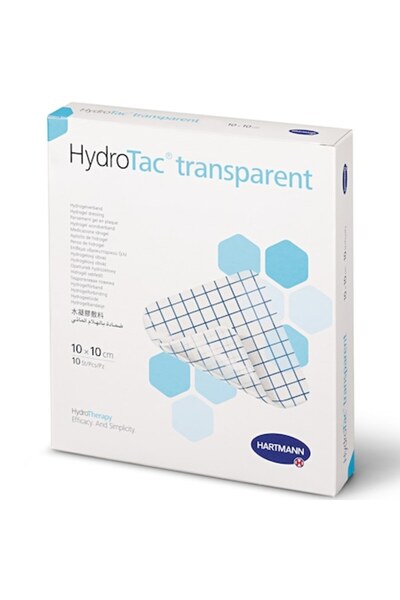Hartmann Pansament transparent, HydroTac, 10 x 10 cm, 10 bucăți