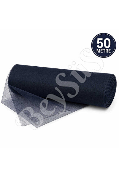 BeySüS Decorative Tulle Navy Blue Grek Tulle 50 m