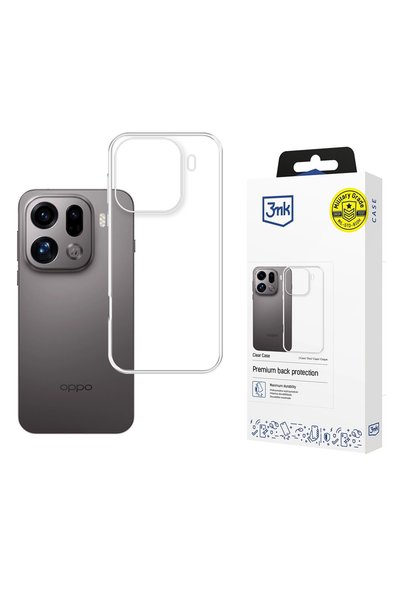 3MK Husa Clear Case pentru Oppo Find X9 Pro, transparenta