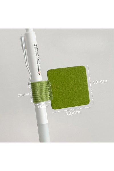 choice2 Green 1/5Pack Elastic Pen Loop Holder for Notebooks Journals Planners...