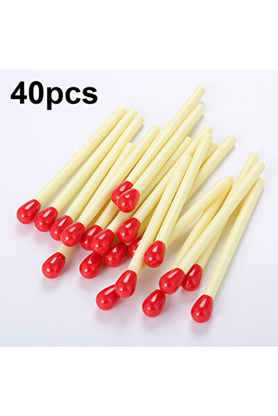Choice1 40pcs 20/40pcs Matchstick Shaped Ballpoint Pens Cute Match Design Blu...