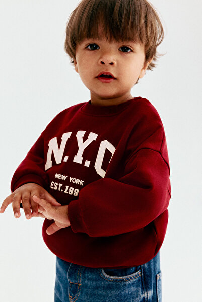H&M Baskılı Sweatshirt