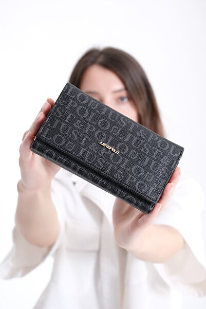 Just Polo Daily Black Bag and Wallet Set