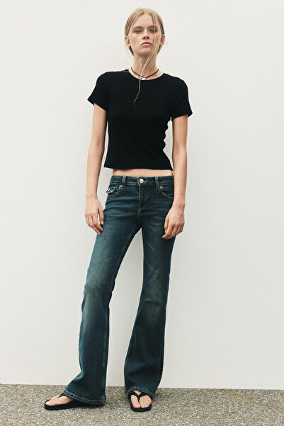 H&M Flared Low Waist Jeans