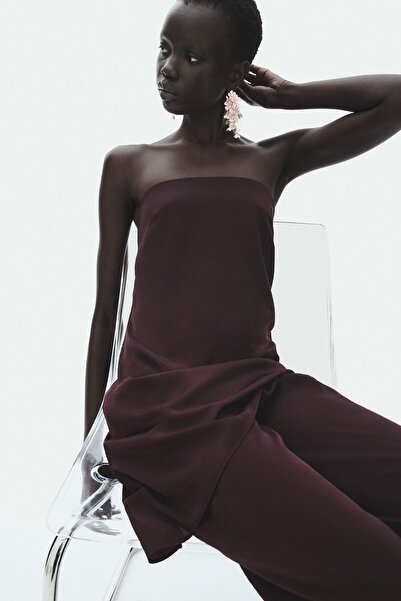 H&M Asimetrik Bandeau Üst