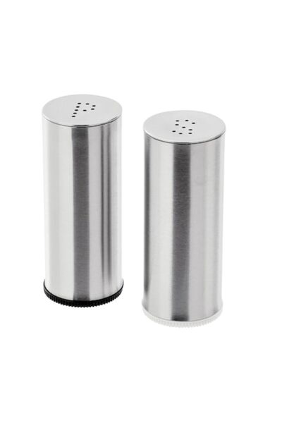 SyaMAG Set de 2 solnițe și pipernițe, din oțel inoxidabil, Syamag, 7x3 cm