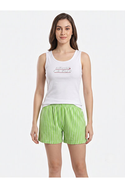 FAMES PİJAMA Pajama Sets - Green - Shorts Length
